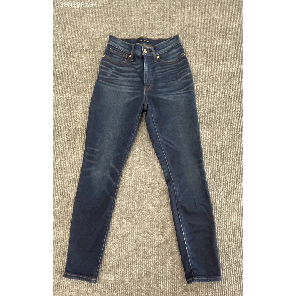 Lucky Brand Blue Women's Bridgette Skinny Jeans High Rise Denim Stretch 4/27A
